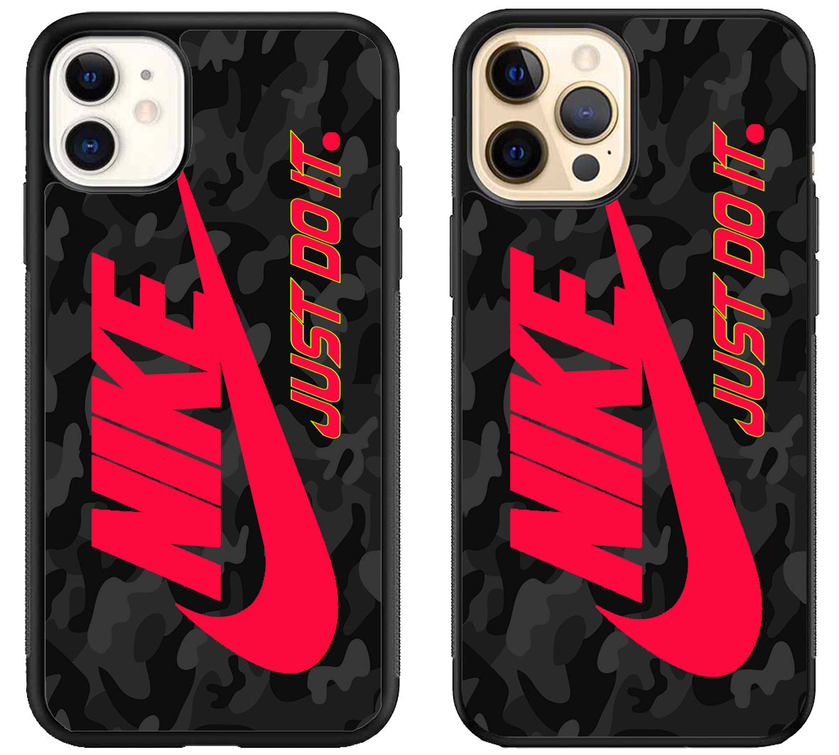 Nike Just Do it Red Camo iPhone 12 | 12 Mini | 12 Pro | 12 Pro Max Case