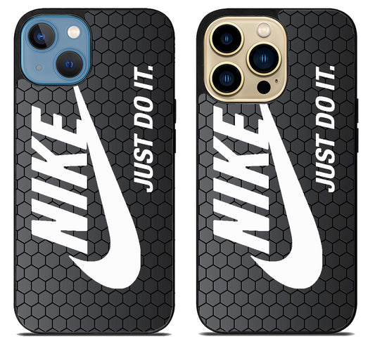 Nike Just Do it White iPhone 14 | 14 Plus | 14 Pro | 14 Pro Max Case