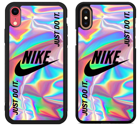 Nike Logo Holographic iPhone X | Xs | Xr | Xs Max Case