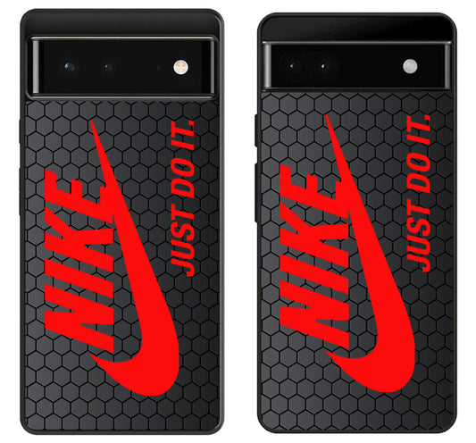 Nike Red Hexagon Google Pixel 6 | 6A | 6 Pro Case