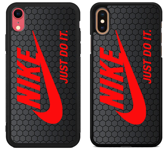 Nike Red Hexagon iPhone X | Xs | Xr | Xs Max Case