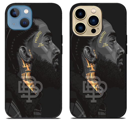 Nipsey hussle Face Cover iPhone 14 | 14 Plus | 14 Pro | 14 Pro Max Case