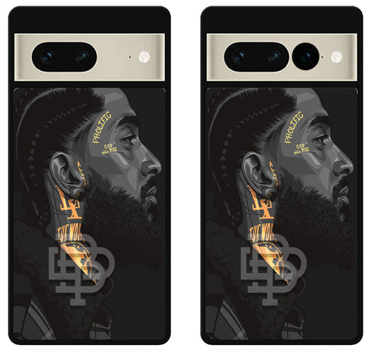 Nipsey hussle Face Art Google Pixel 7 | 7 Pro Case