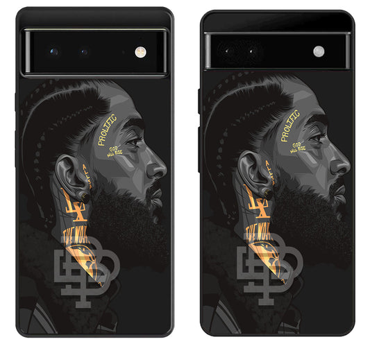 Nipsey hussle Face Art Google Pixel 6 | 6A | 6 Pro Case
