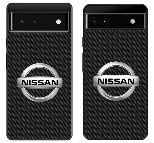 Nissan Logo Carbon Google Pixel 6 | 6A | 6 Pro Case