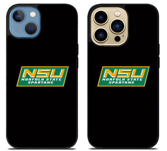 Norfolk State Spartans Logo iPhone 14 | 14 Plus | 14 Pro | 14 Pro Max Case
