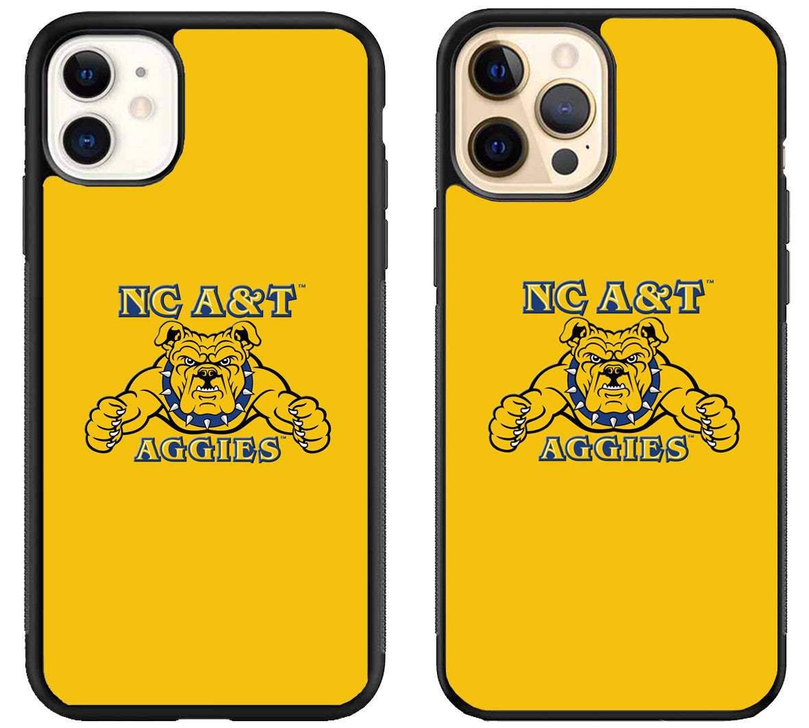 North Carolina A&T Aggies Logo iPhone 12 | 12 Mini | 12 Pro | 12 Pro Max Case