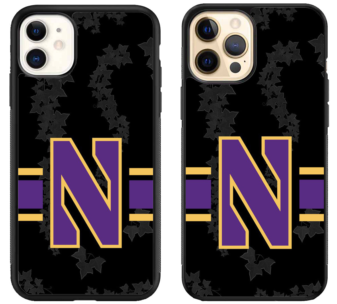 Northwestern Wildcats Stripe iPhone 12 | 12 Mini | 12 Pro | 12 Pro Max Case