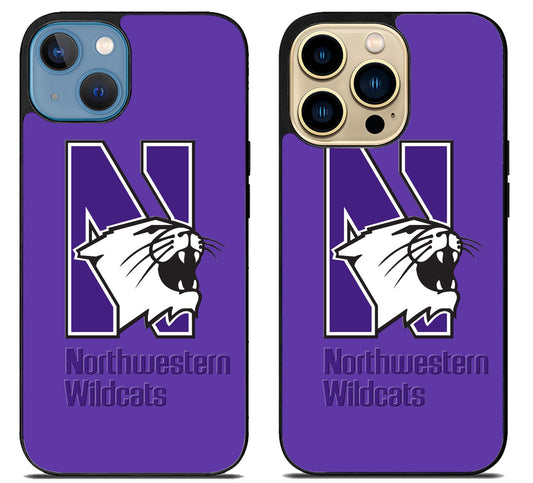 Northwestern Wildcats Logo iPhone 14 | 14 Plus | 14 Pro | 14 Pro Max Case