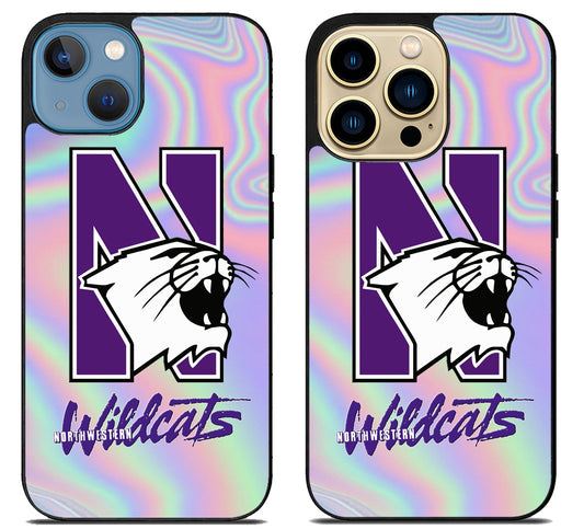 Northwestern Wildcats Holographic iPhone 14 | 14 Plus | 14 Pro | 14 Pro Max Case