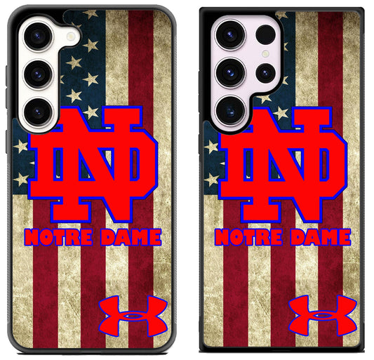 Notre Dame Fighting Irish Flag Samsung Galaxy S23 | S23+ | S23 Ultra Case