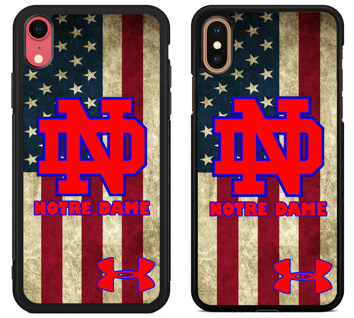 Notre Dame Logo Flag iPhone X | Xs | Xr | Xs Max Case