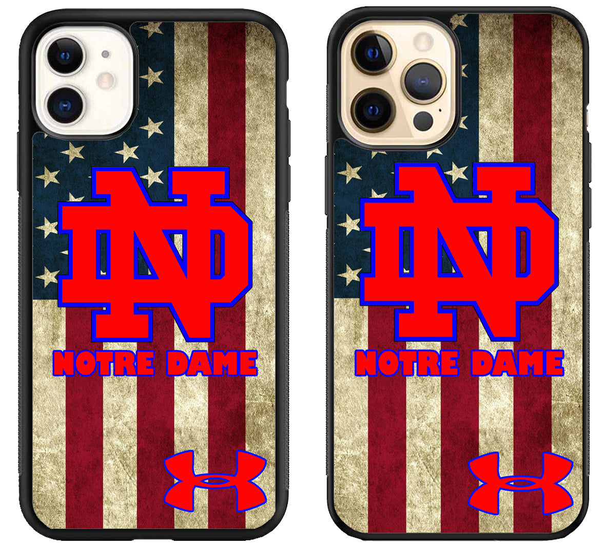 Notre Dame Fighting Irish Flag iPhone 12 | 12 Mini | 12 Pro | 12 Pro Max Case