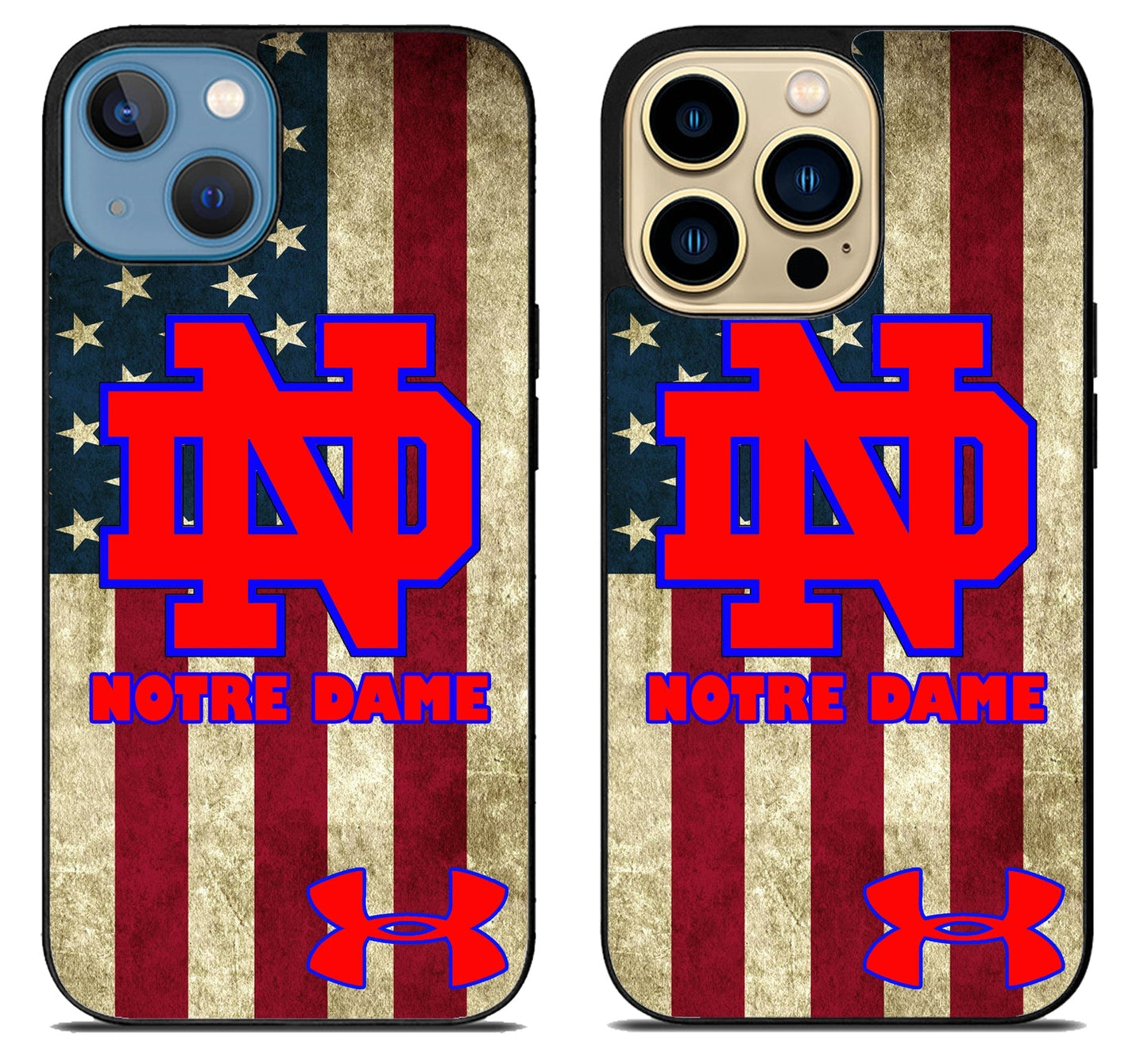 Notre Dame Logo Flag iPhone 14 | 14 Plus | 14 Pro | 14 Pro Max Case