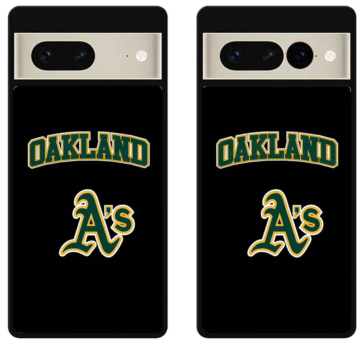 Oakland Athletics Black Google Pixel 7 | 7 Pro Case