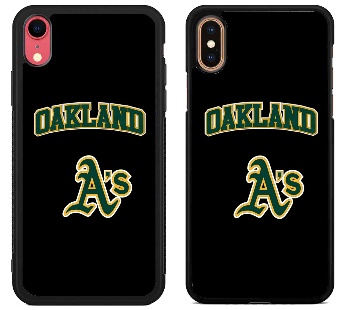 Oakland Athletics Black iPhone X | Xs | Xr | Xs Max Case