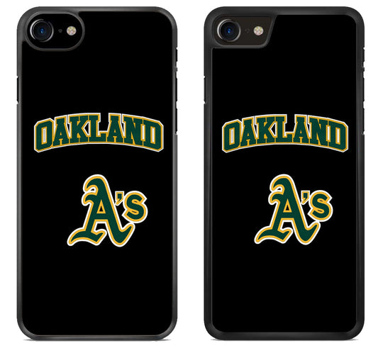 Oakland Athletics Black iPhone SE 2020 | iPhone SE 2022 Case