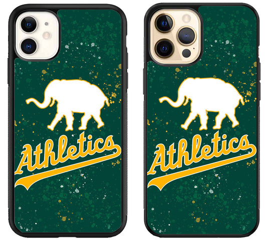 Oakland Athletics Color iPhone 12 | 12 Mini | 12 Pro | 12 Pro Max Case