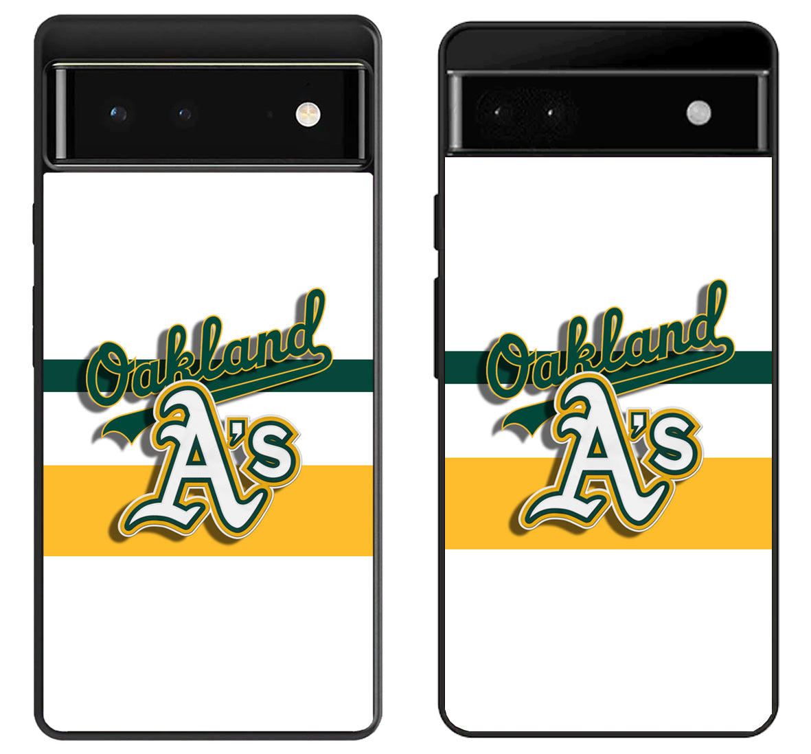 Oakland Athletics Logo Stripe Google Pixel 6 | 6A | 6 Pro Case