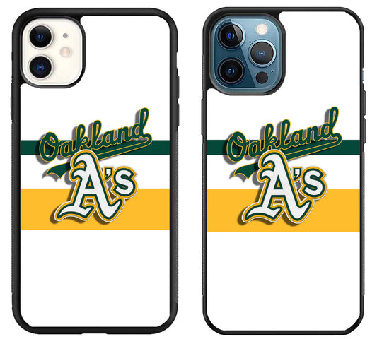 Oakland Athletics Logo Stripe iPhone 11 | 11 Pro | 11 Pro Max Case