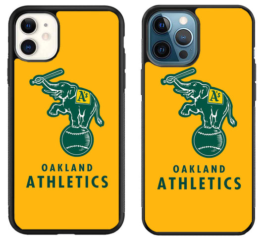 Oakland Athletics Logo Yellow iPhone 11 | 11 Pro | 11 Pro Max Case