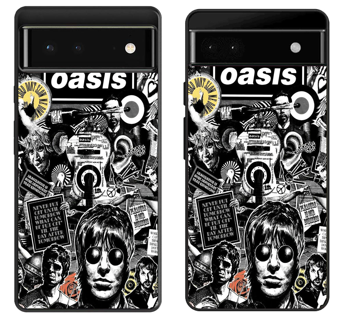 Oasis Logo Collage Google Pixel 6 | 6A | 6 Pro Case
