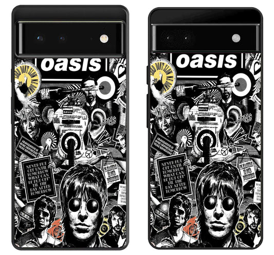 Oasis Logo Collage Google Pixel 6 | 6A | 6 Pro Case