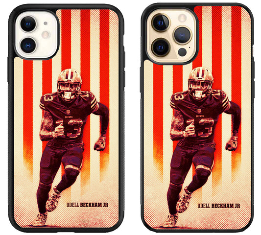 Odell Beckham Jr Cleveland Brown iPhone 12 | 12 Mini | 12 Pro | 12 Pro Max Case