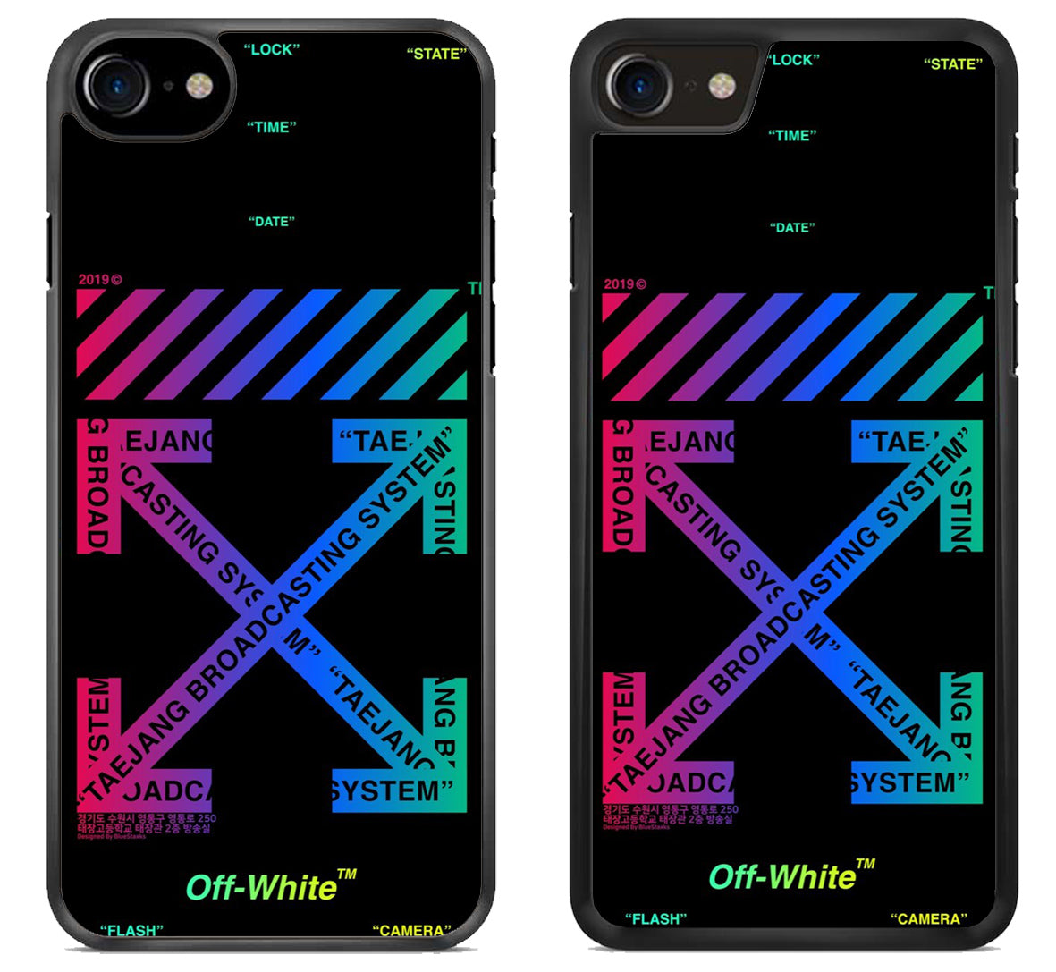 Off White Glow in The Dark iPhone SE 2020 | iPhone SE 2022 Case