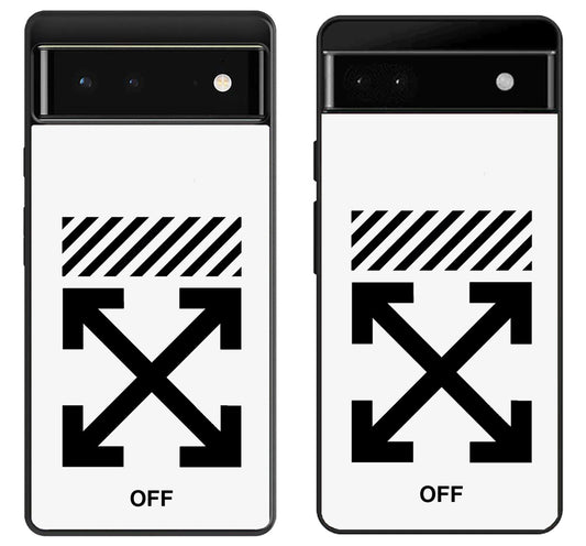 Off White Logo Google Pixel 6 | 6A | 6 Pro Case