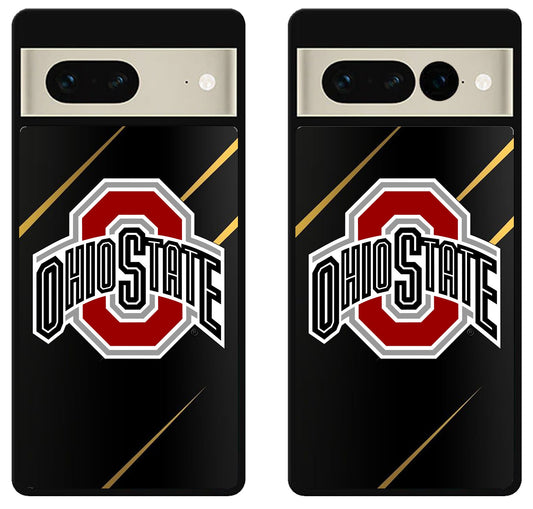 Ohio State Buckeyes Black Google Pixel 7 | 7 Pro Case
