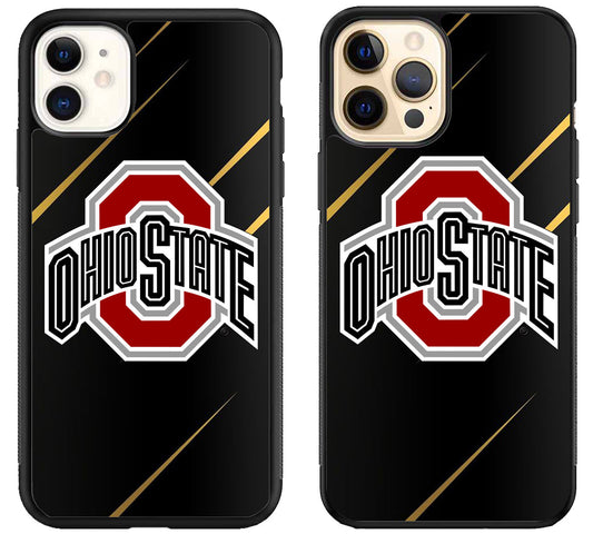 Ohio State Buckeyes Black iPhone 12 | 12 Mini | 12 Pro | 12 Pro Max Case