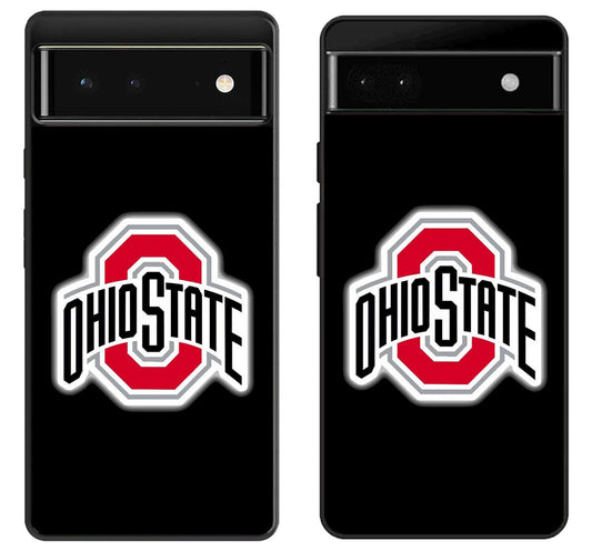 Ohio State Buckeyes Black Google Pixel 6 | 6A | 6 Pro Case