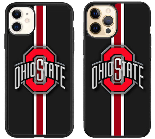 Ohio State Buckeyes Logo Cover iPhone 12 | 12 Mini | 12 Pro | 12 Pro Max Case