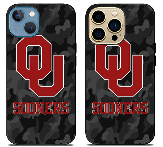 Oklahoma Sooners Camo iPhone 14 | 14 Plus | 14 Pro | 14 Pro Max Case