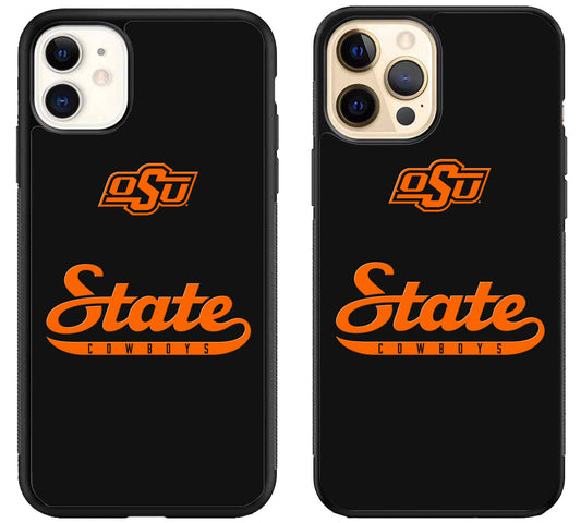 Oklahoma State Cowboys Black iPhone 12 | 12 Mini | 12 Pro | 12 Pro Max Case