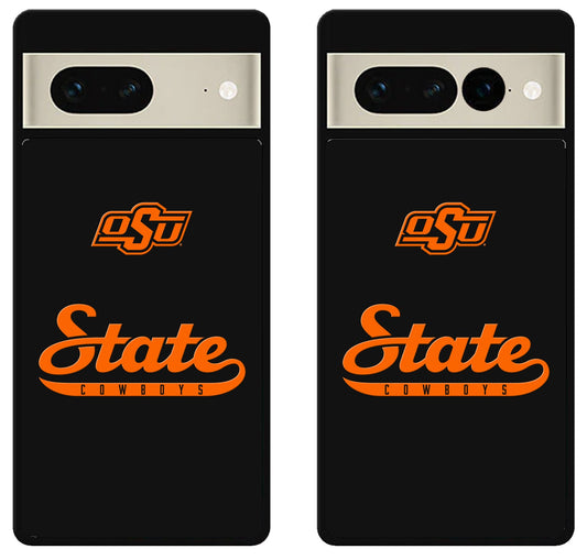 Oklahoma State Cowboys Black Google Pixel 7 | 7 Pro Case