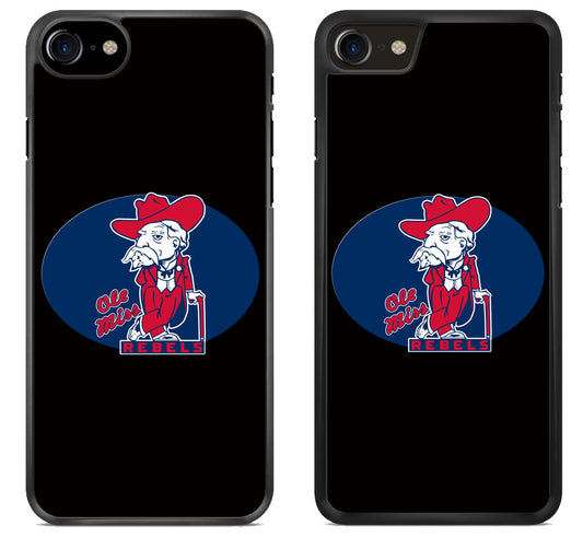Ole Miss Rebels Black iPhone SE 2020 | iPhone SE 2022 Case