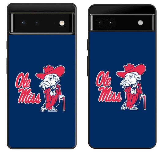 Ole Miss Rebels Logo Google Pixel 6 | 6A | 6 Pro Case
