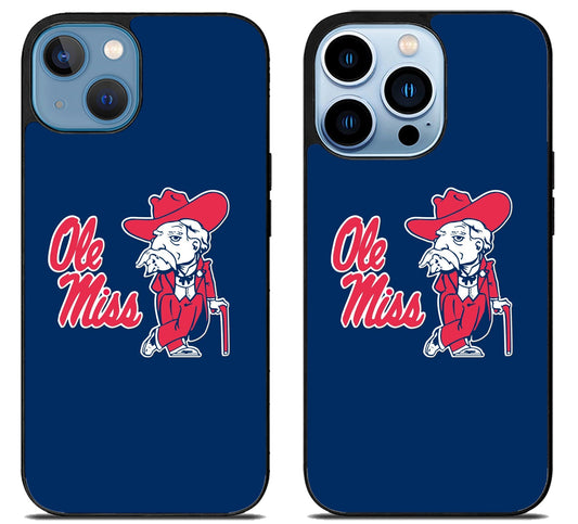 Ole Miss Rebels Logo iPhone 13 | 13 Mini | 13 Pro | 13 Pro Max Case