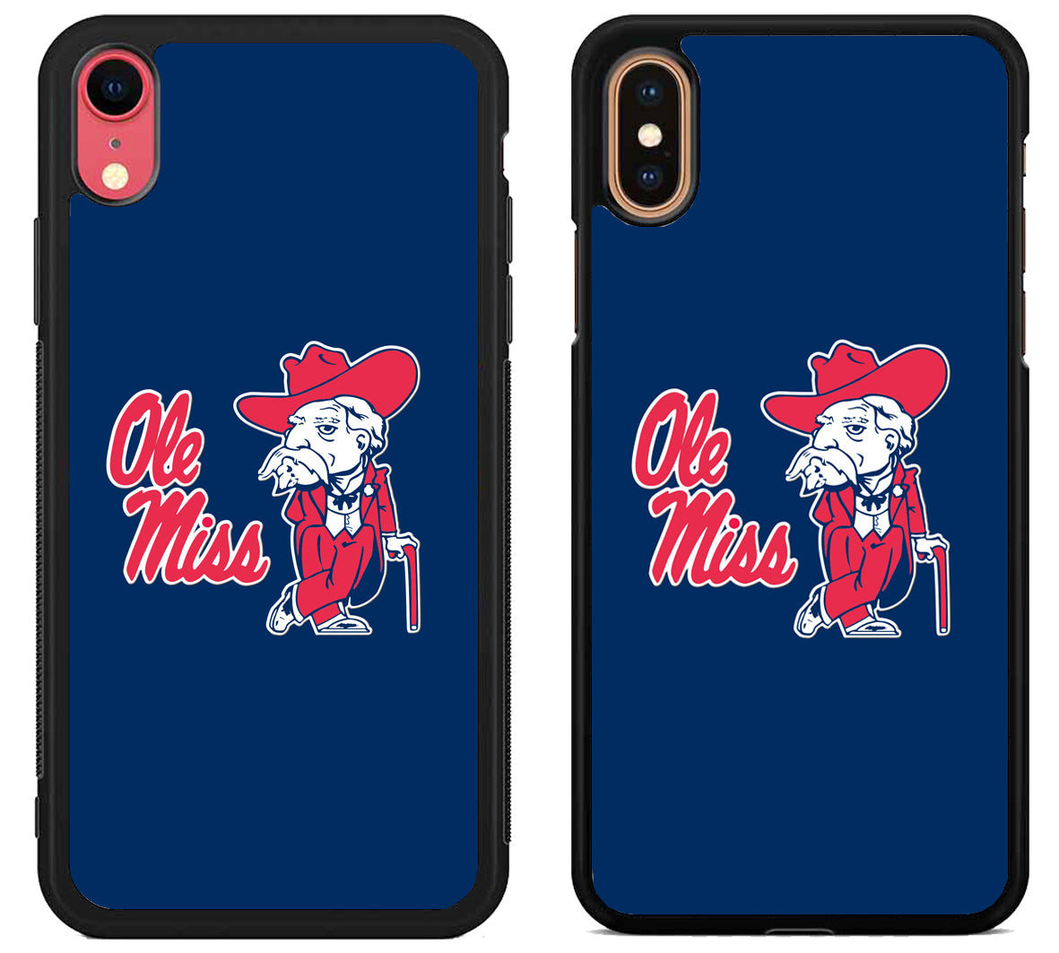 Ole Miss Rebels Logo iPhone X | Xs | Xr | Xs Max Case