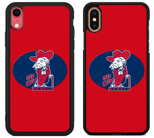 Ole Miss Rebels Red iPhone X | Xs | Xr | Xs Max Case