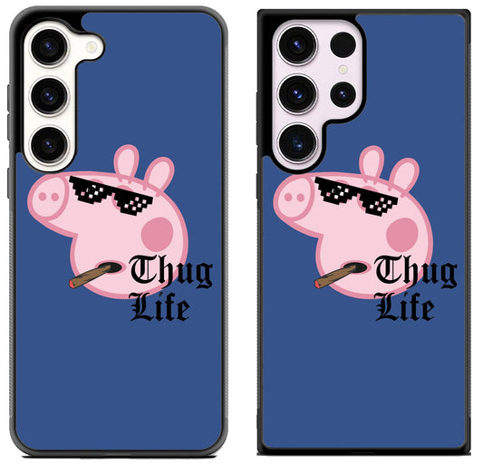 Peppa Pig Thug Life Samsung Galaxy S23 | S23+ | S23 Ultra Case