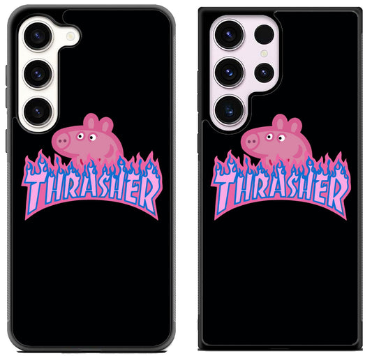Peppa Pig Black Thrasher Samsung Galaxy S23 | S23+ | S23 Ultra Case