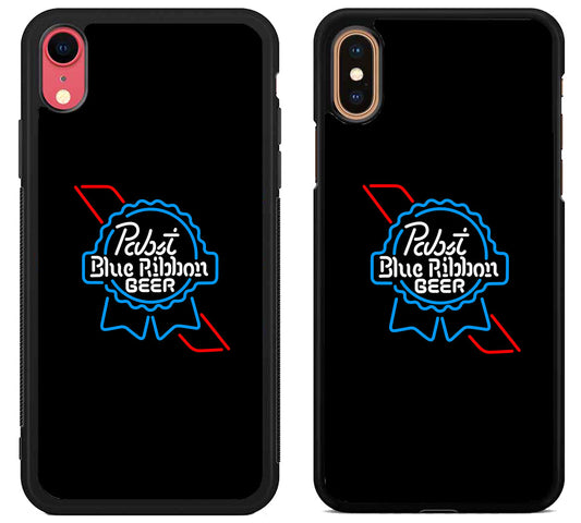 Pabst Blue Ribbon Logo iPhone X | Xs | Xr | Xs Max Case