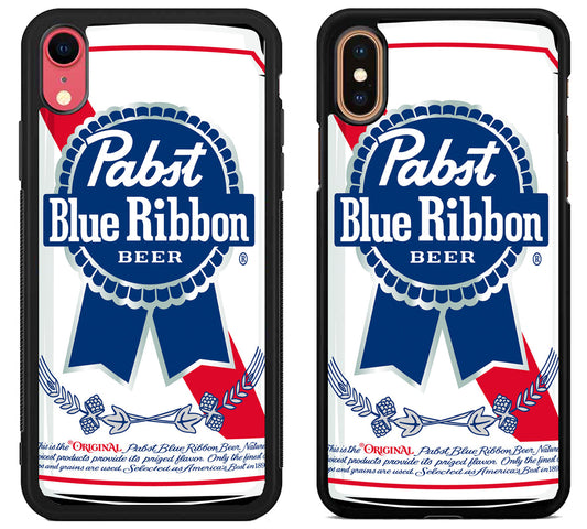 Pabst Blue Ribbon White iPhone X | Xs | Xr | Xs Max Case