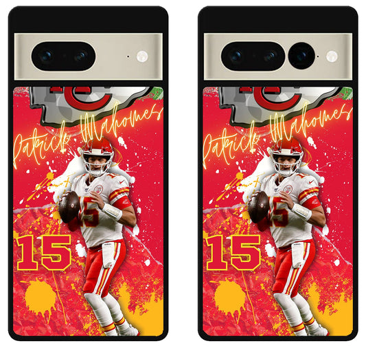Patrick Mahomes Kc Chiefs Wallpaper Google Pixel 7 | 7 Pro Case