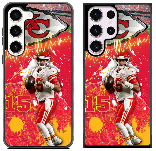 Patrick Mahomes Kansas City Chiefs Wallpaper Samsung Galaxy S23 | S23+ | S23 Ultra Case