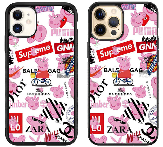 Peppa Pig Hypebeast iPhone 12 | 12 Mini | 12 Pro | 12 Pro Max Case