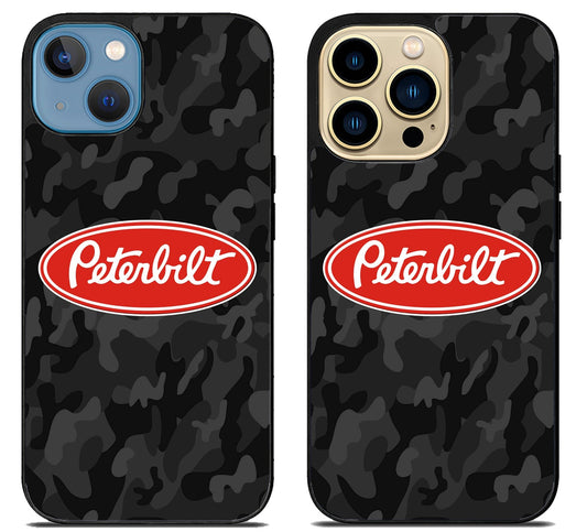 Peterbilt Black Camo iPhone 14 | 14 Plus | 14 Pro | 14 Pro Max Case